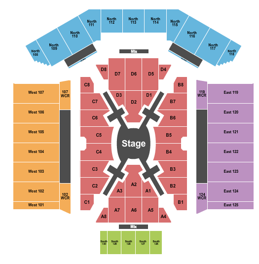 Rogers Stadium At Downsview Airport BTS Seating Chart